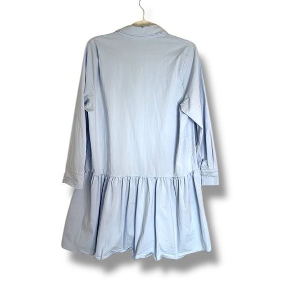 Pomander Place Sky Blue Drop Waist Mini Dress Size Large - Picture 6 of 6